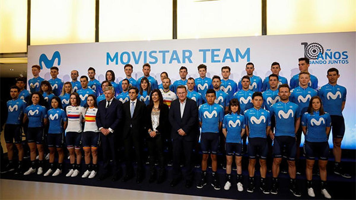Presentado en Madrid el renovado Movistar Team