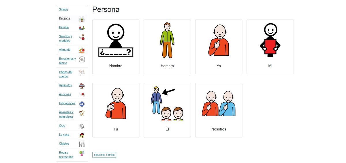 Una de les categories de la plataforma amb els dibuixos