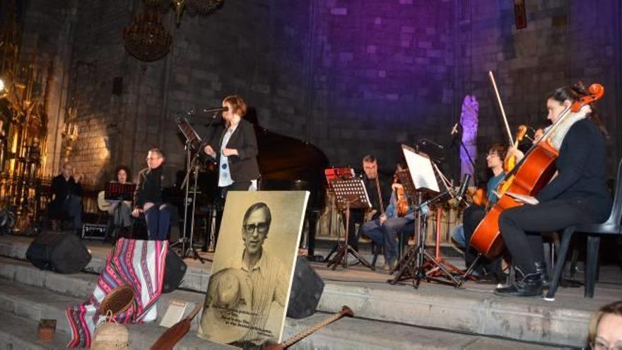 Acte d&#039;homenatge al bisbe Pere Casaldàliga muntat per la mateixa associació, el febrer passat a Barcelona