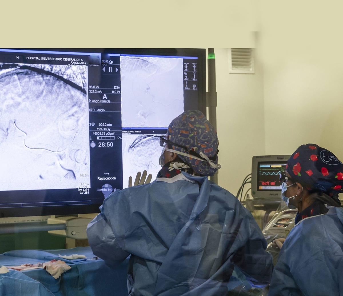 Los radiólogos que curan a través de las arterias reclaman más espacio