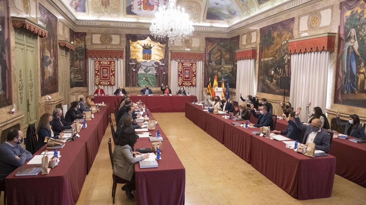 El pleno de la Diputación de Castellón se está desarrollando este martes en Castellón