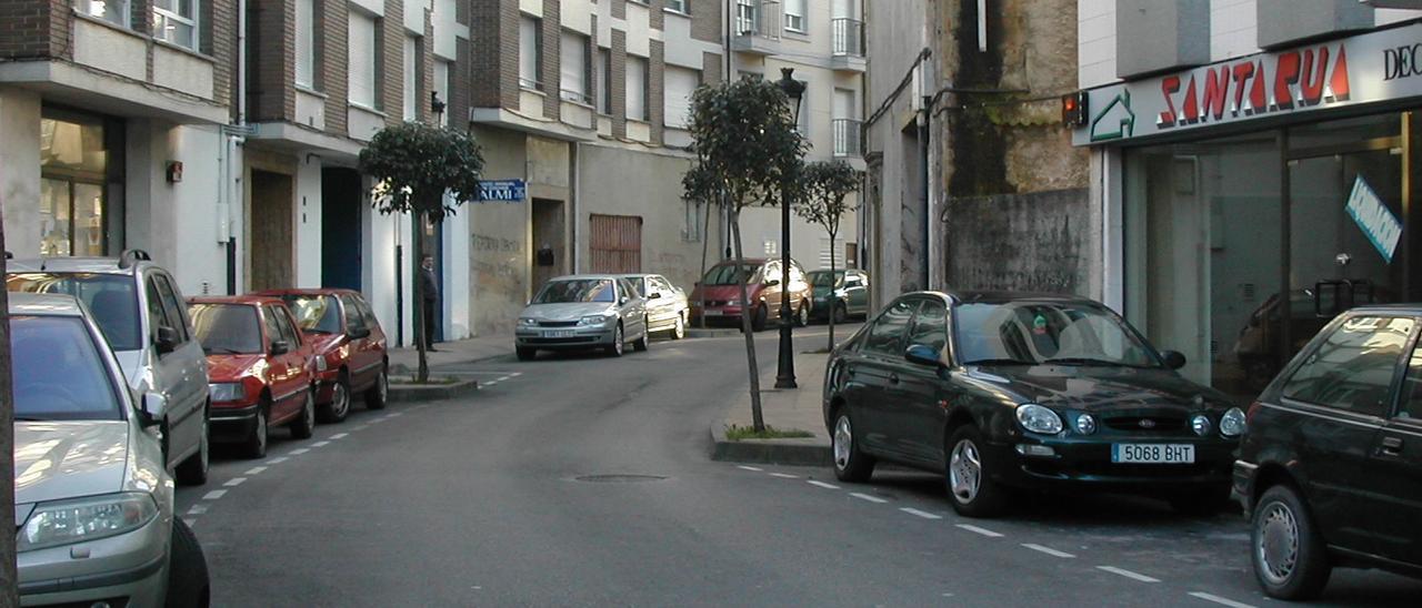 Calle Carlos Albo de Candás