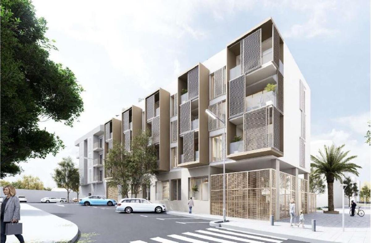 Recreación de las nuevas viviendas en Manises.