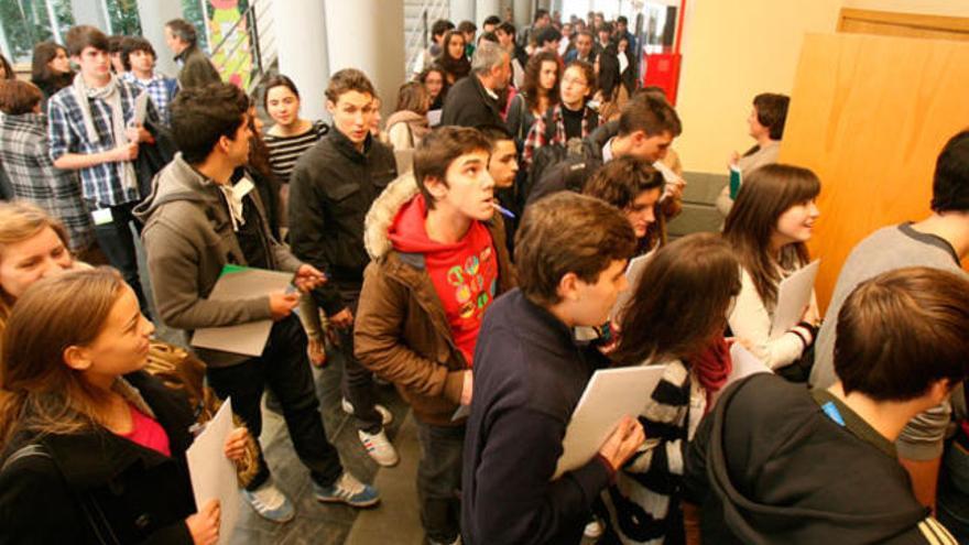 Última olimpiada gallega de Biología celebrada en la Universidad de Vigo.