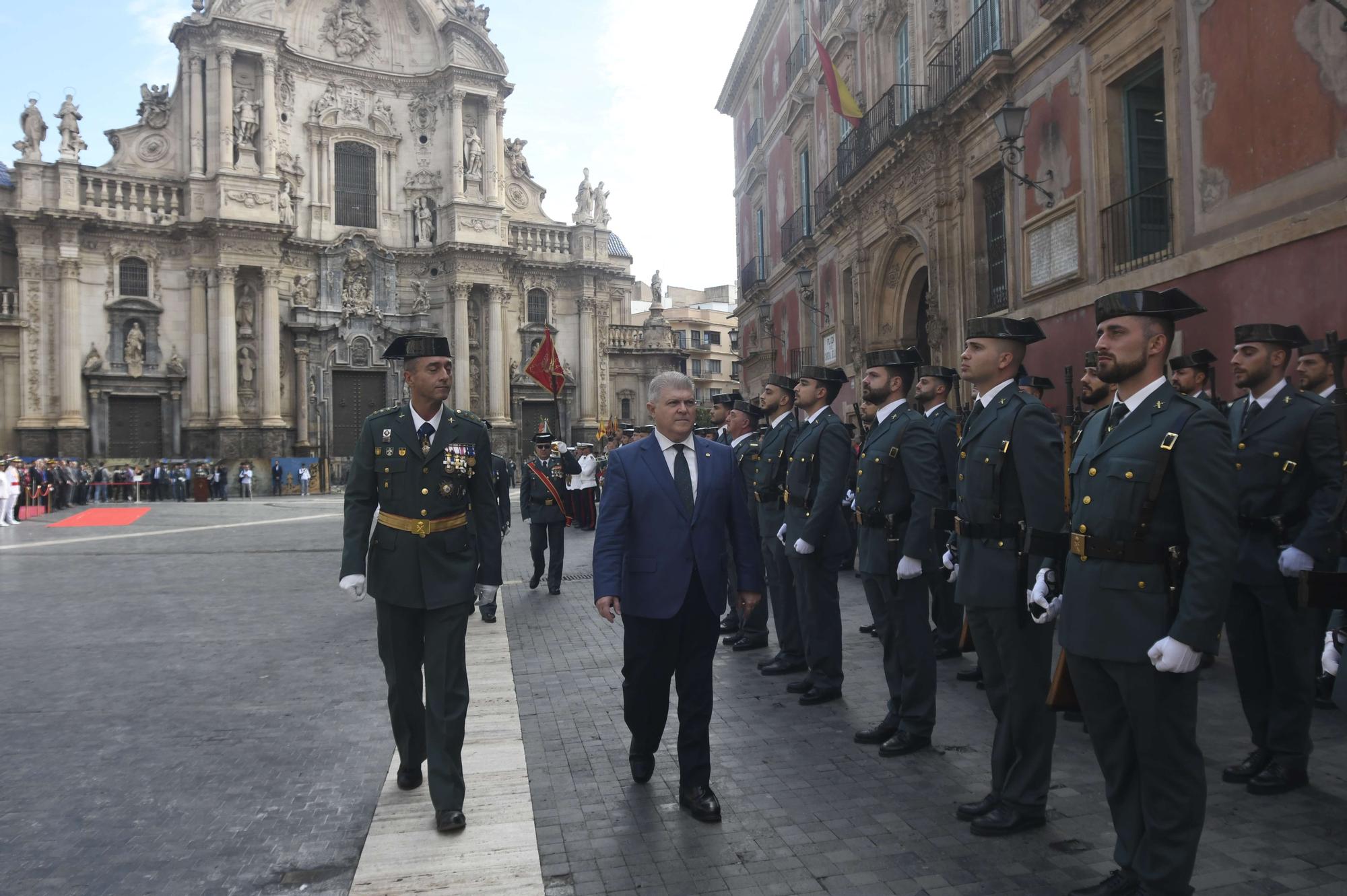 Acto institucional de la Guardia Civil en Murcia por el día de su Patrona