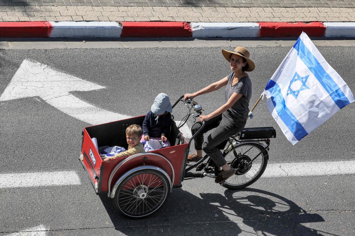 Protestas en Tel Aviv por la polémica reforma judicial del Gobierno de Netanyahu