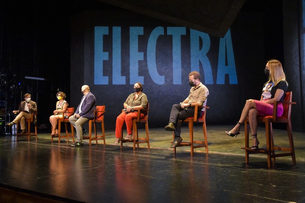 Presentación de la obra 'Electra' en el Teatro Pérez Galdós