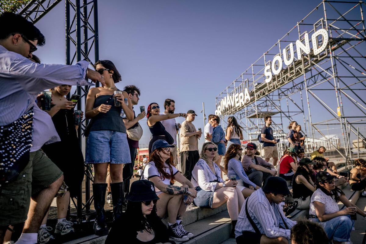 Ambiente en la jornada inaugural del Primavera Sound.