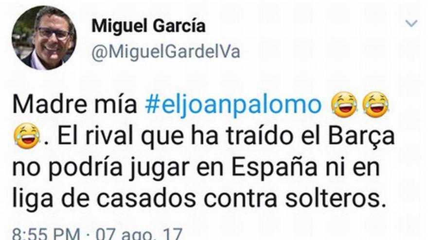 Un concejal de Ciudadanos critica al Chapecoense aunque luego pide disculpas