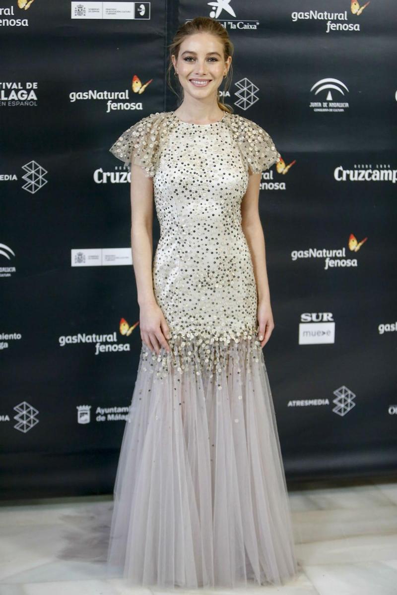 Charlotte Vega en la gala inaugural de la 21º edición del Festival de cine de Málaga