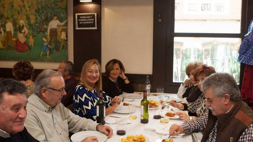 Menú de Antroxu en la calle Gascona.