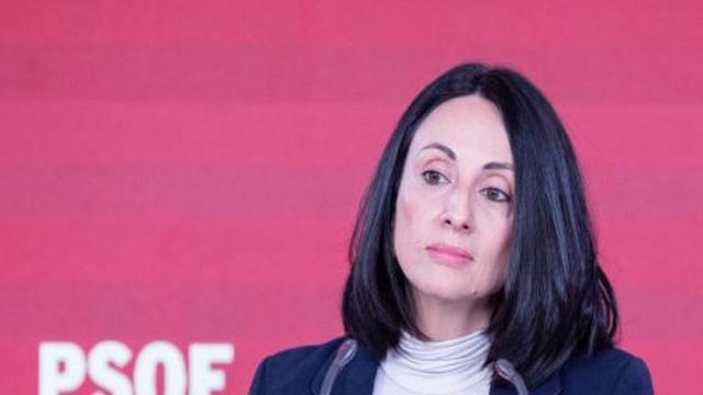 Rebeca Torró, a Ferraz.rchivo – La secretària d’Organització del PSOE, Rebeca Torró, en una compareixença a la seu del PSOE a Ferraz. | EUROPA PRESS