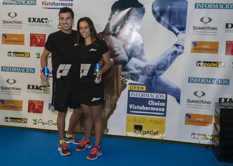 Campeones de bronce mixta. Álvaro Gutiérrez y Esther González
