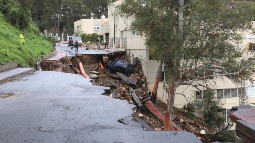 Las lluvias de hace casi dos años provocaron importantes daños en el Cerrado de Calderón.