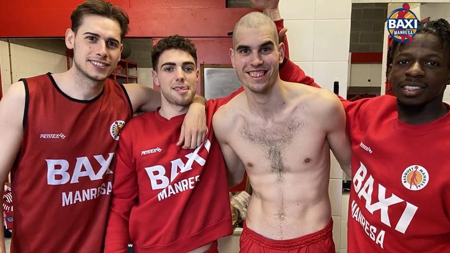 La plantilla del Baxi Manresa rapa Toni Naspler pel seu debut