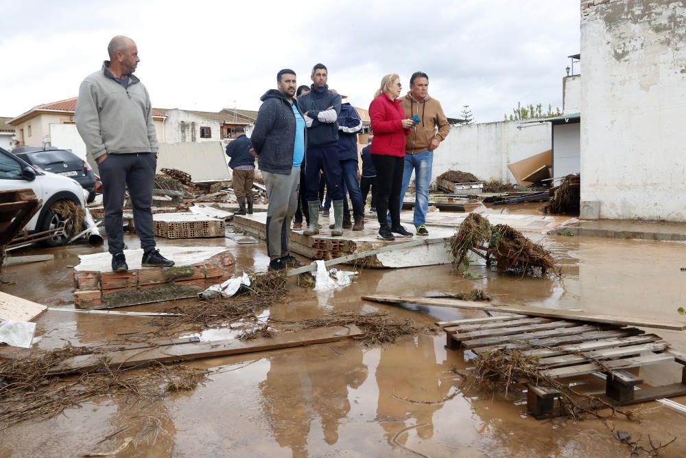 Nueva noche de tormenta y granizo en Málaga que desborda el río Campanillas