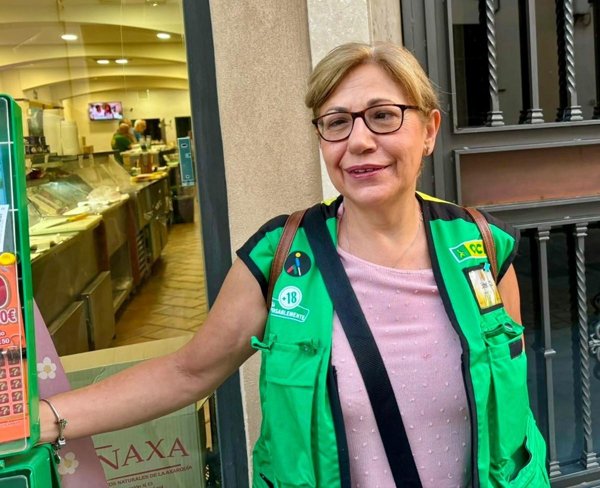 Estrella Rodríguez, la vendedora de la ONCE que ha repartido la suerte en Alcalá de Guadaíra
