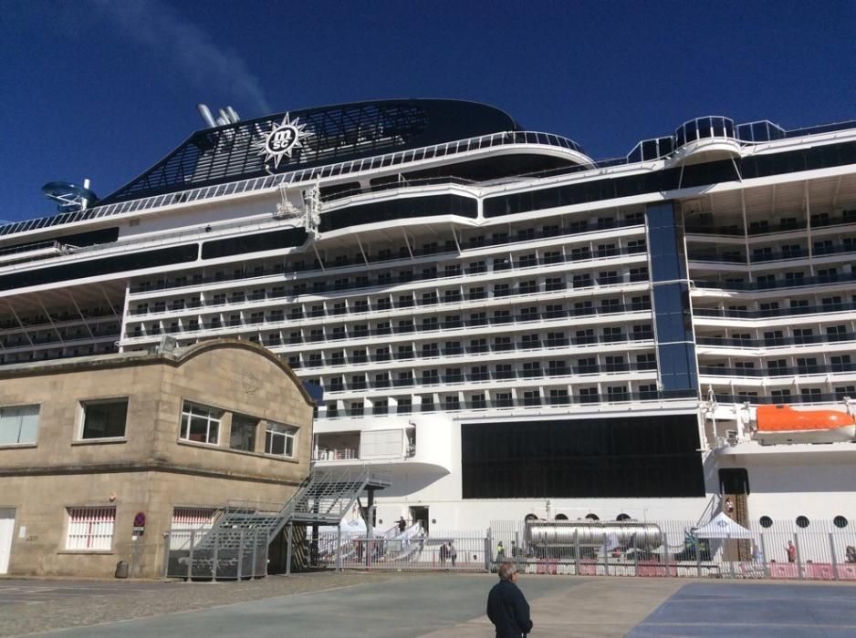 El MSC Meraviglia en Vigo