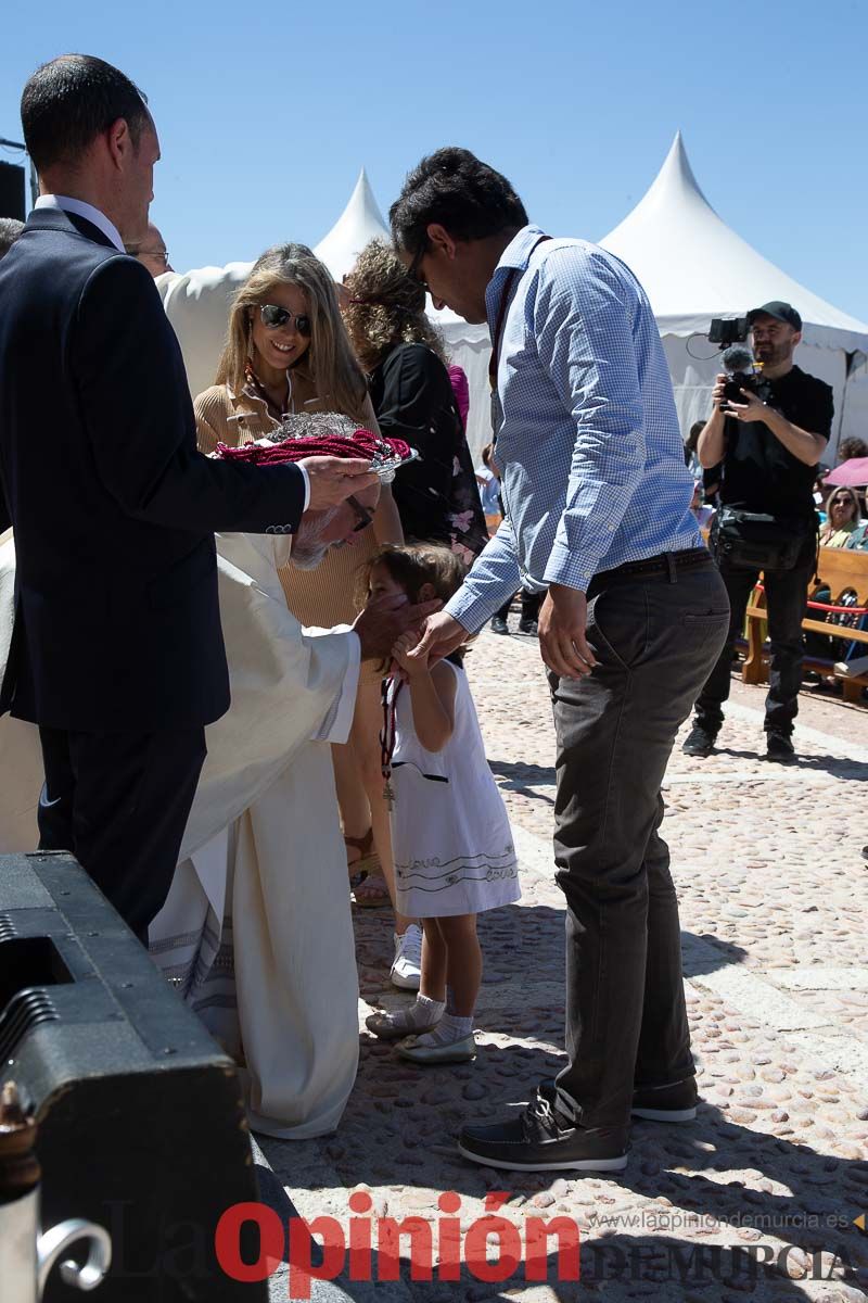 Imposición de nuevos hermanos cofrades de la Vera Cruz de Caravaca