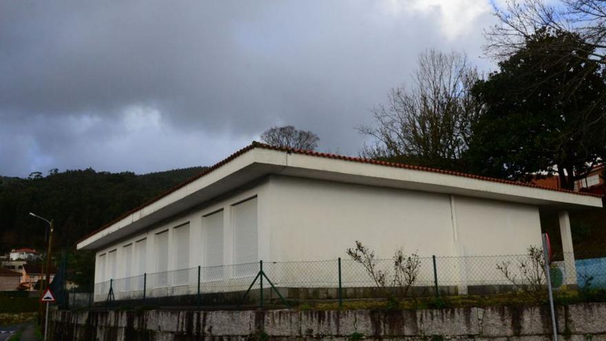 Antigua escuela infantil de Domaio, cerrada. | Gonzalo Núñez