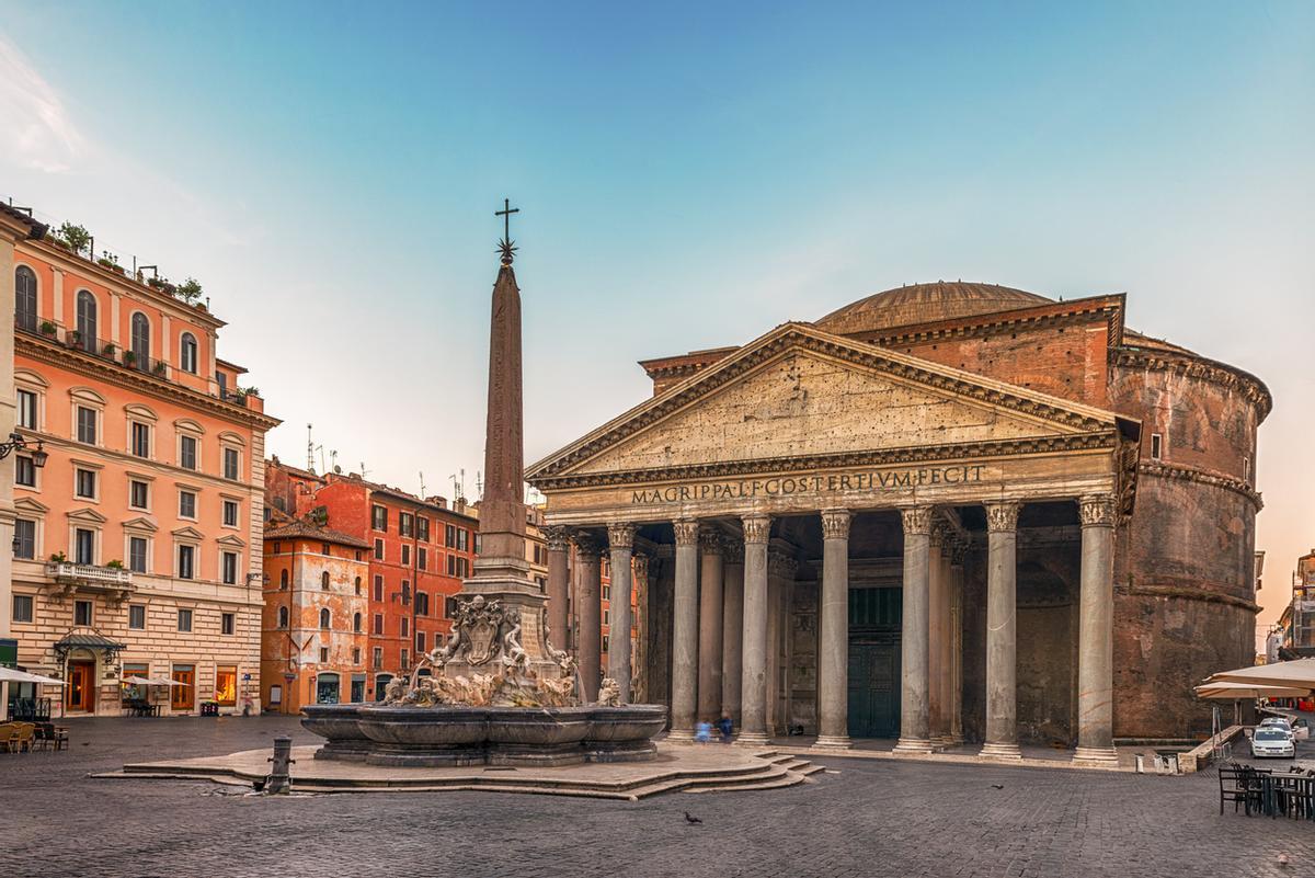 Exterior del Panteón de Roma.
