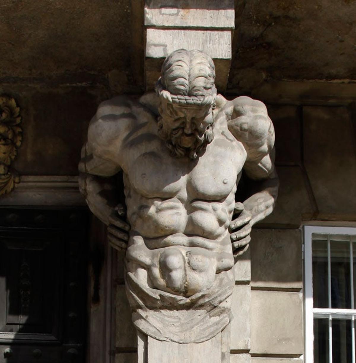 Detalle de uno de los edificios de la calle Przedmiescie de Varsovia.