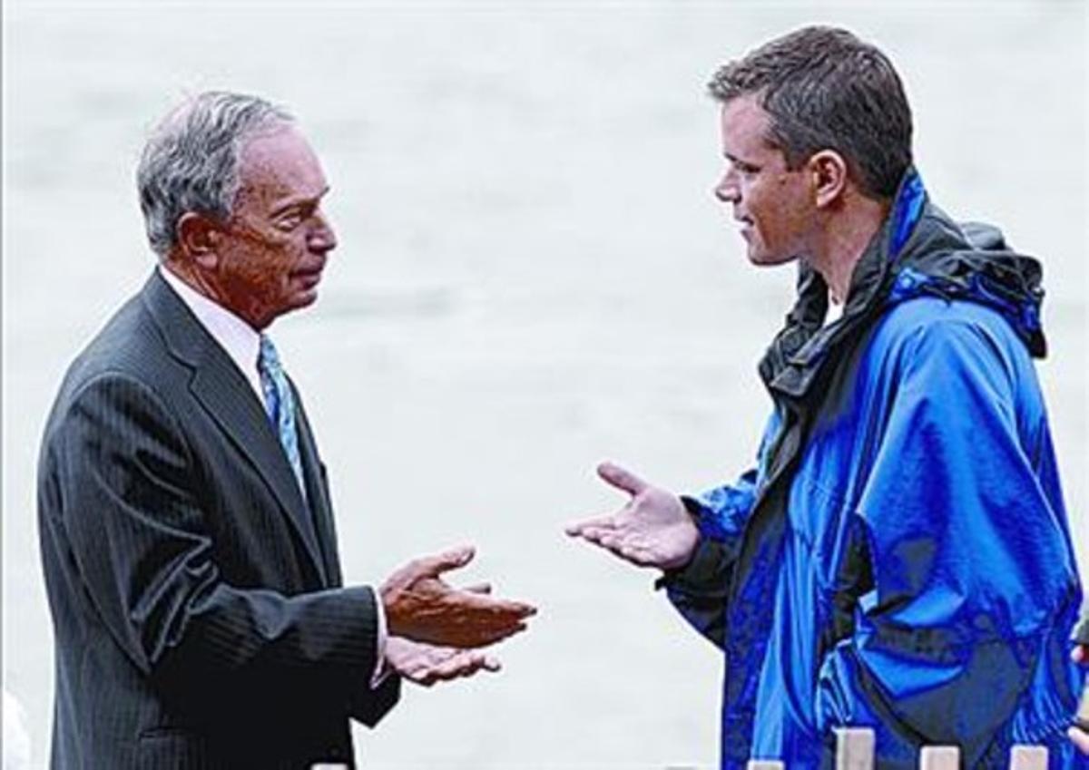 Lalcalde de Nova York debuta al cine juntament amb Matt Damon_MEDIA_1 Lalcalde de Nova York debuta al cine juntament amb Matt Damon_MEDIA_1