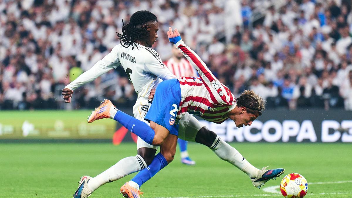 Las mejores imágenes del derbi de semifinales de la Supercopa