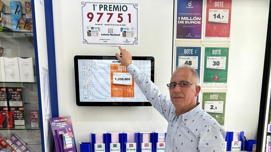 Habla el lotero que vendió el primer premio de la lotería en Gijón: &quot;Estoy muy orgulloso&quot;