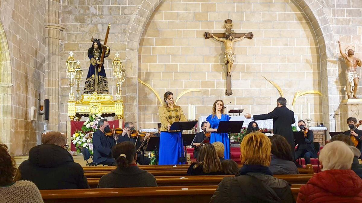 Una imagen de archivo de un concierto en la Iglesia de San Bartolomé de Xàbia