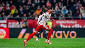Abel Ruiz, durante un partido