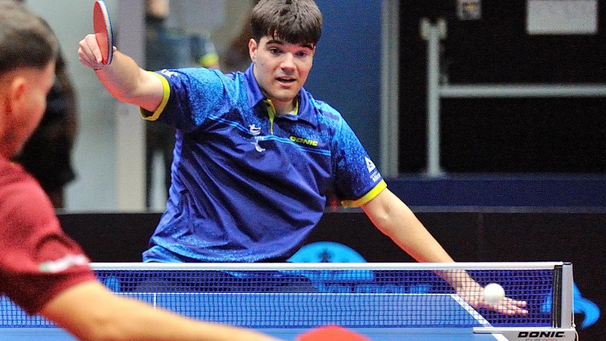 Diego Lillo en plena competición