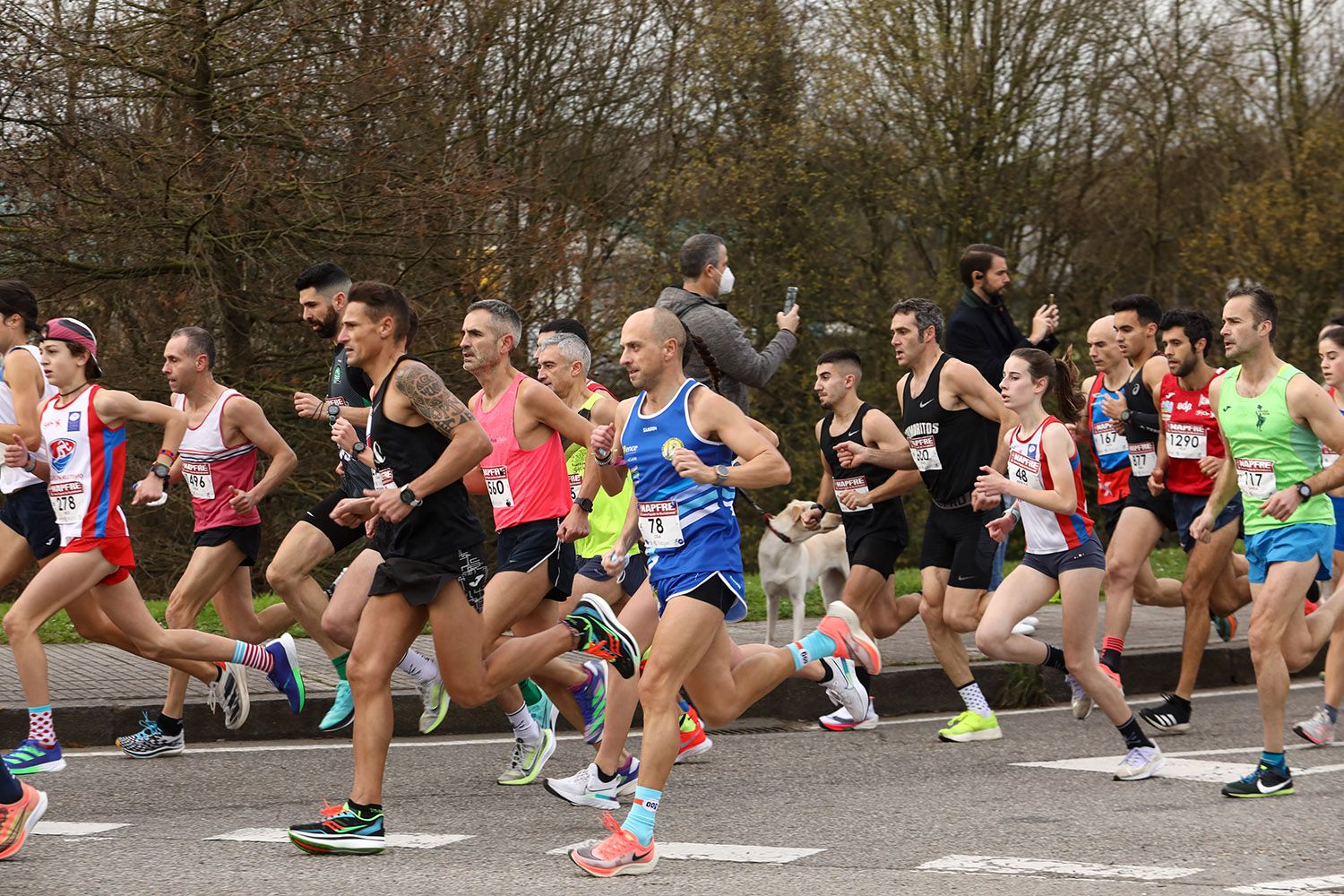 La carrera Popular de Nochebuena de Gijón