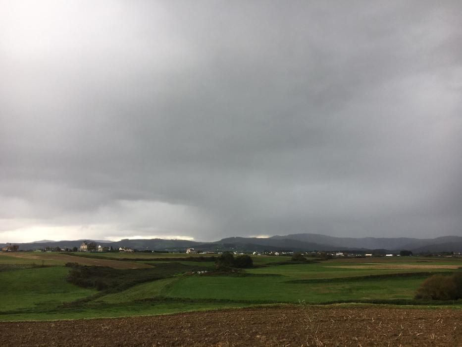 Las imágenes del temporal en Asturias