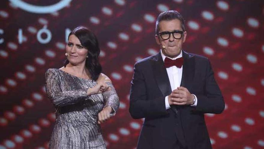 Silvia Abril y Andreu Buenafuente, en la gala de los Goya.