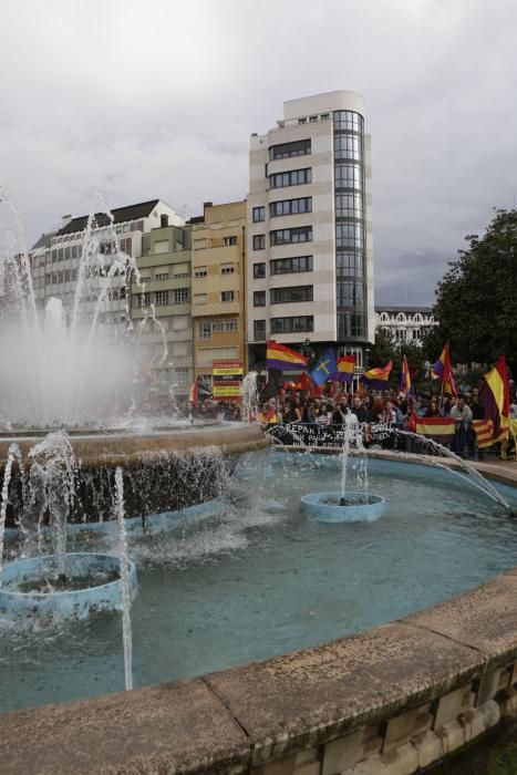 Las protestas en la plaza de La Escandalera