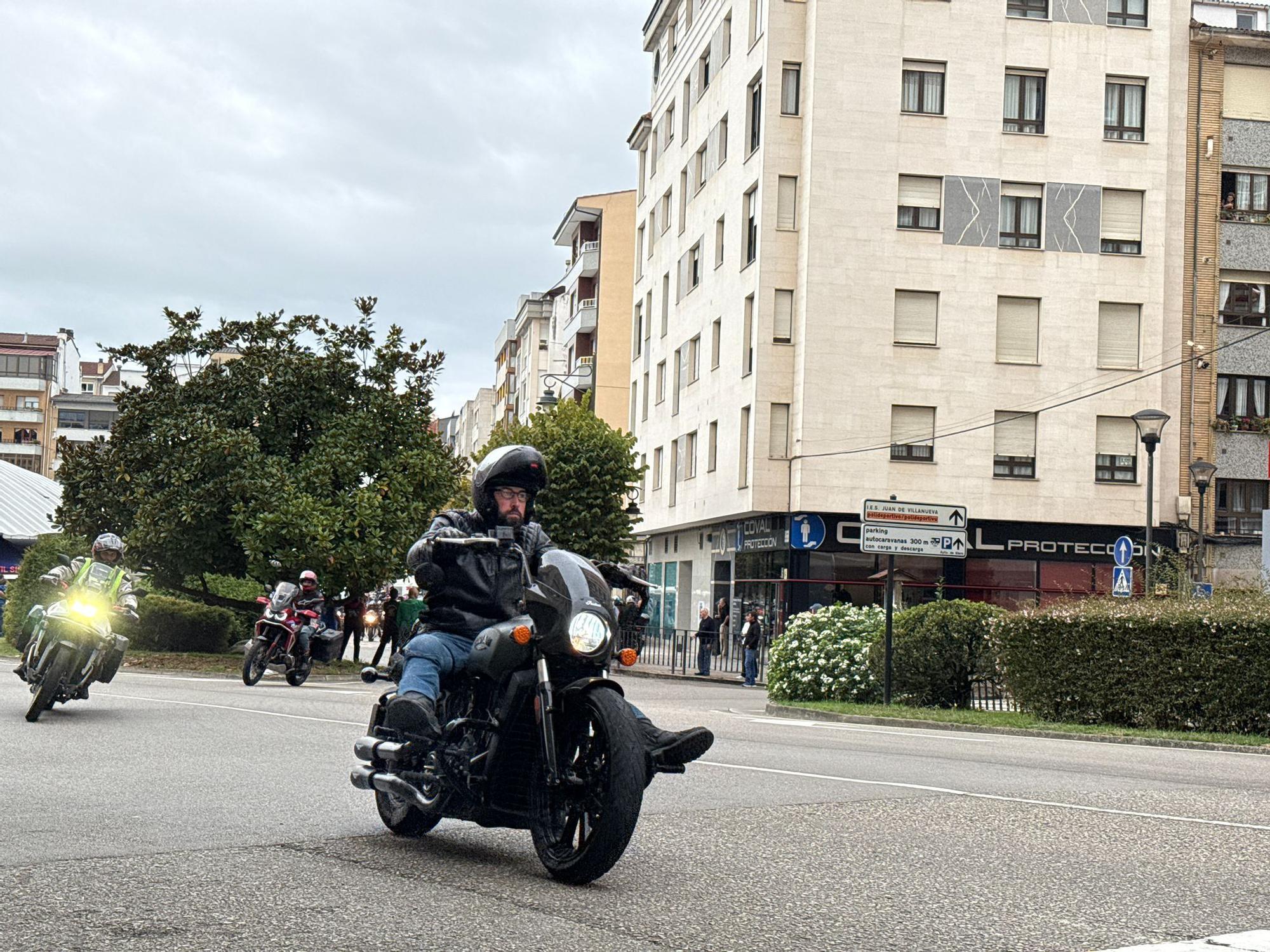 Así fue la primera salida del Motoencuentro Solidario en Siero