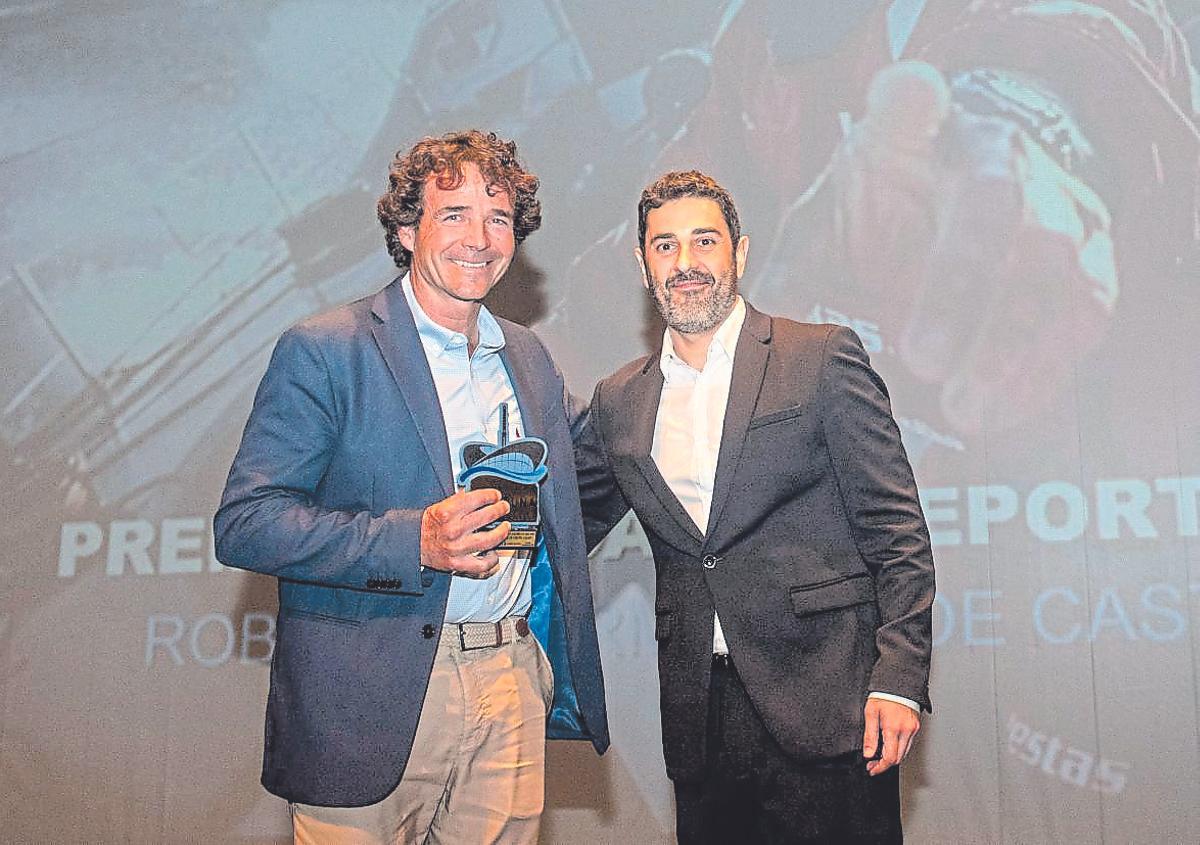 Roberto Bermúdez de Castro, ‘Chuny’, junto a Daniel Domínguez, director de LA OPINIÓN.