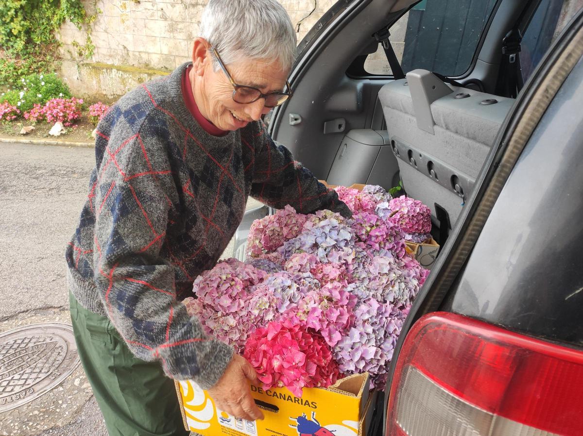 En imágenes: Castropol se llena de flores para el Corpus