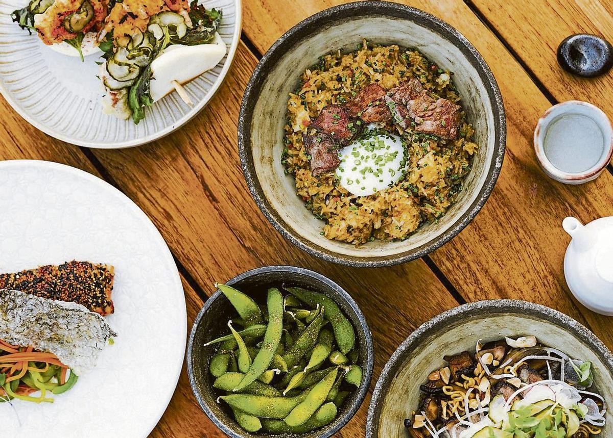 The culinary proposal draws on Japanese techniques and flavours, with subtle references to local produce.