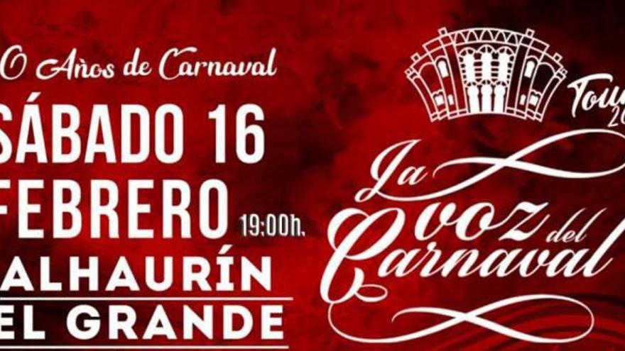 Gana dos entradas dobles para La Voz del Carnaval en Alhaurín el Grande