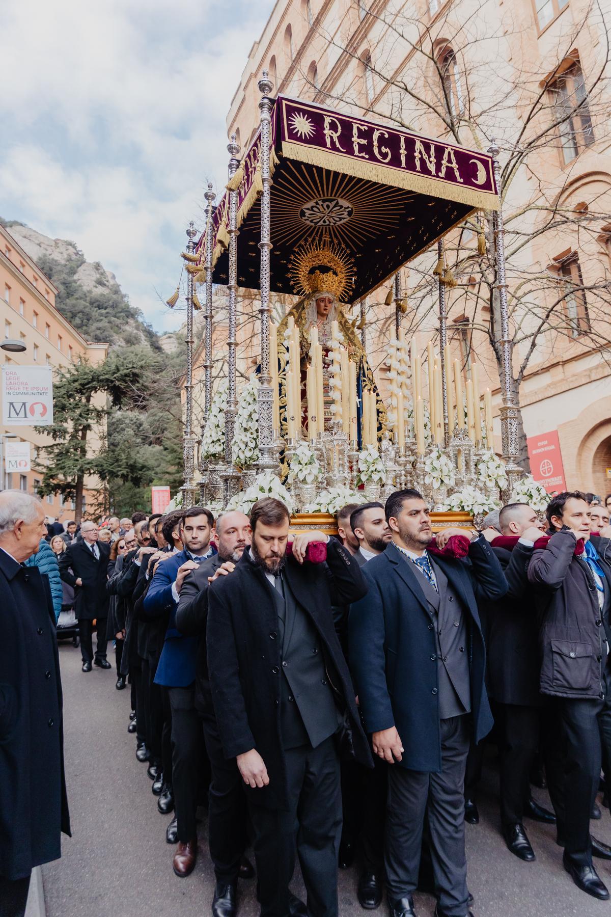 La Verge de Montserrat de Sevilla a l'abadia