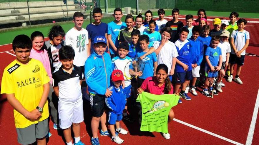 El Club de Tenis O Rial homenajea a Jéssica Bouzas - Faro de Vigo