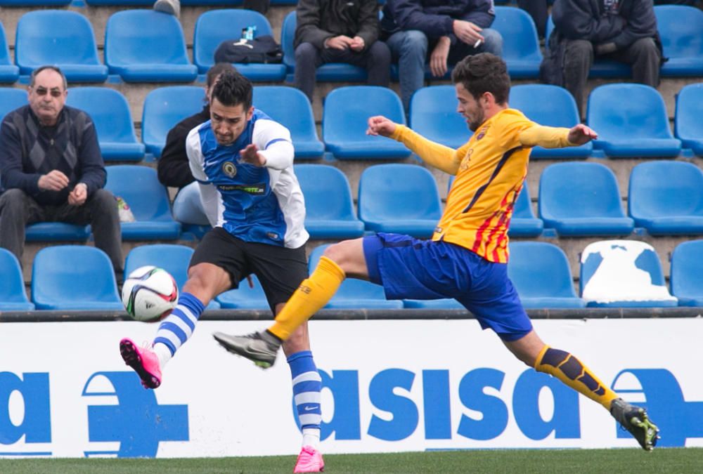 Hércules 0 - Barcelona B 2