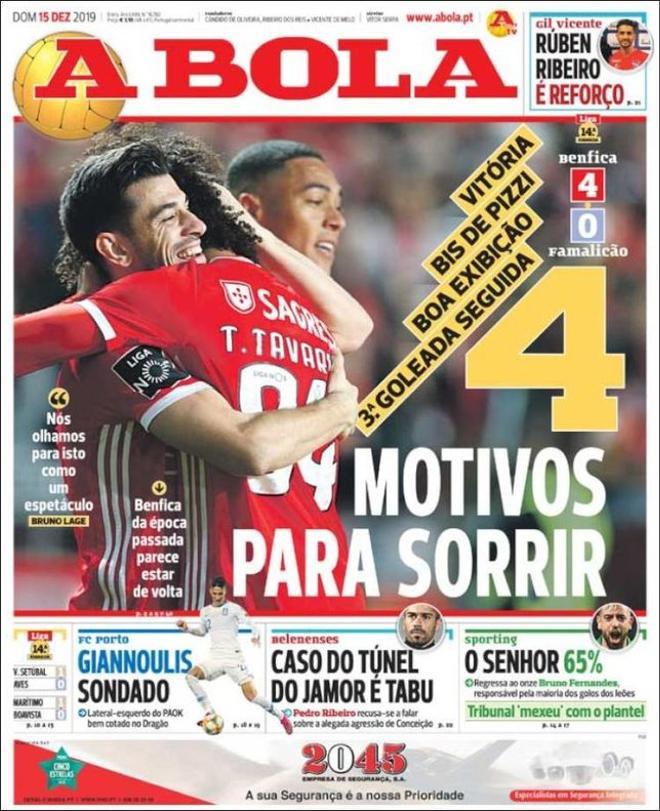 La portada de A Bola del 15 de diciembre