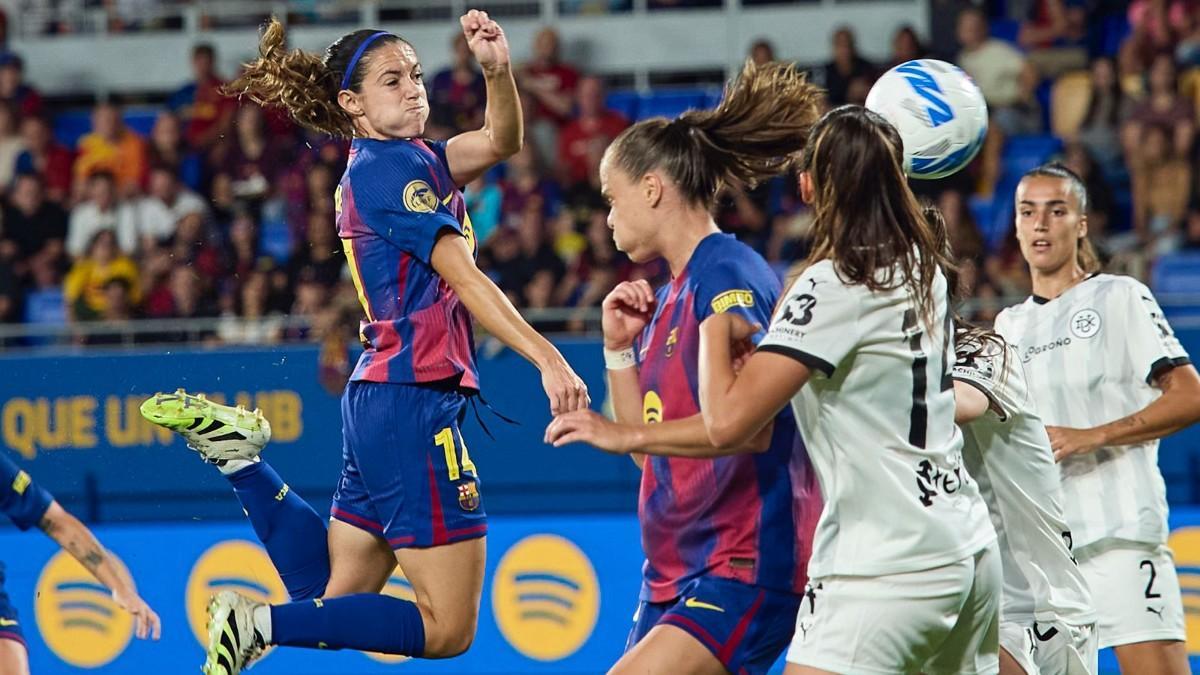 Aitana marcó un gol antalógico
