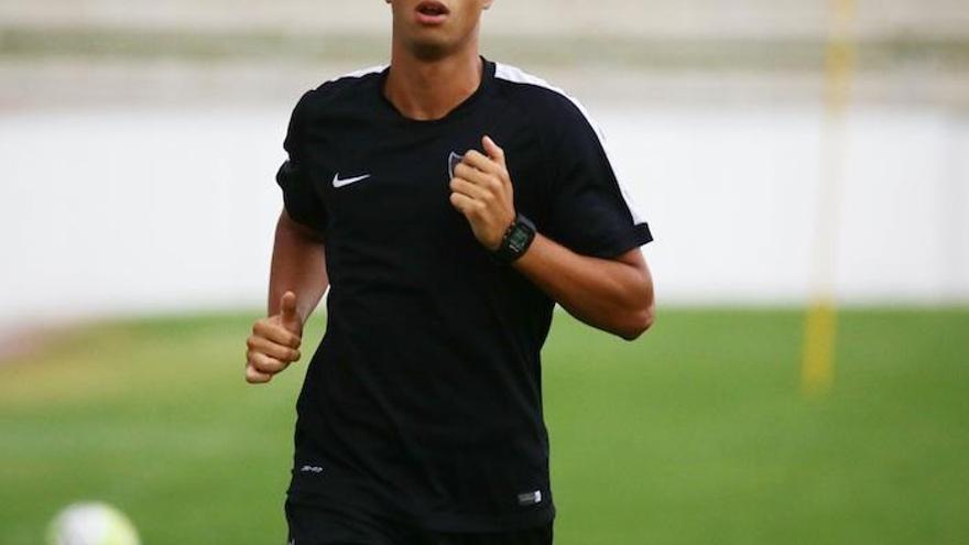 Mastour, en un entrenamiento.