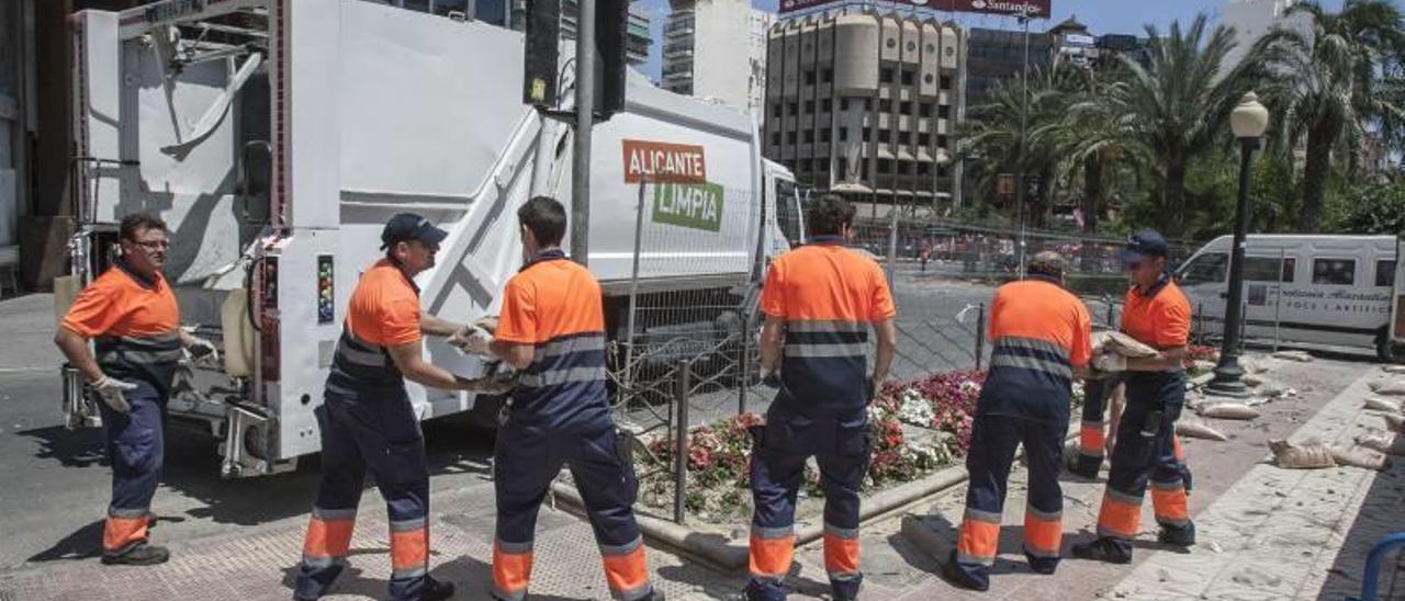 El plan de choque en limpieza empieza el lunes por Gran Vía Sur