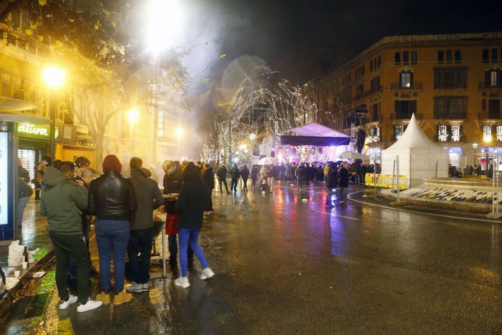 Sturmtief Gloria stört Palmas Patronatsfeier Sant Sebastià