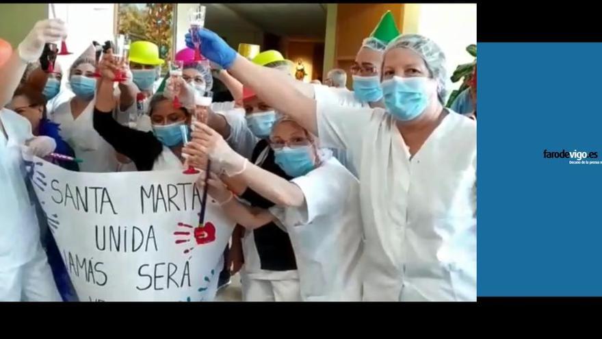 El centro de mayores de San Marta celebra estar limpio del virus